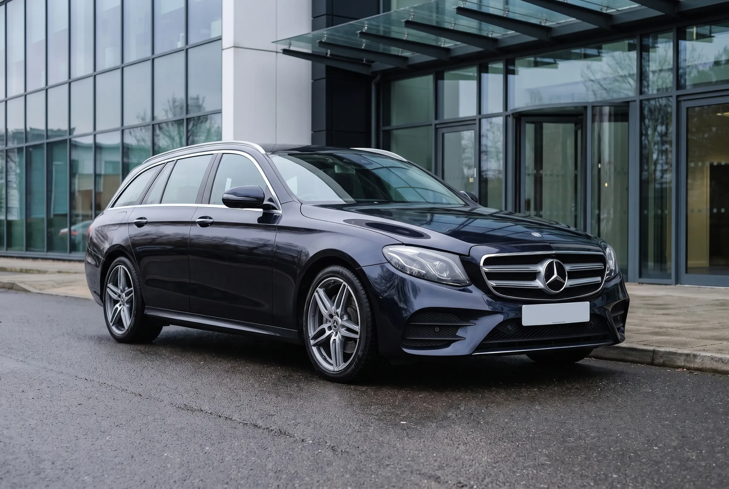 Black Mercedes E-Class Estate